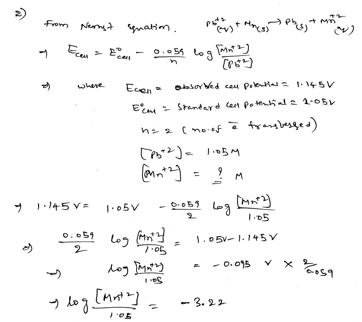 Chemistry homework question answer, step 2, image 1